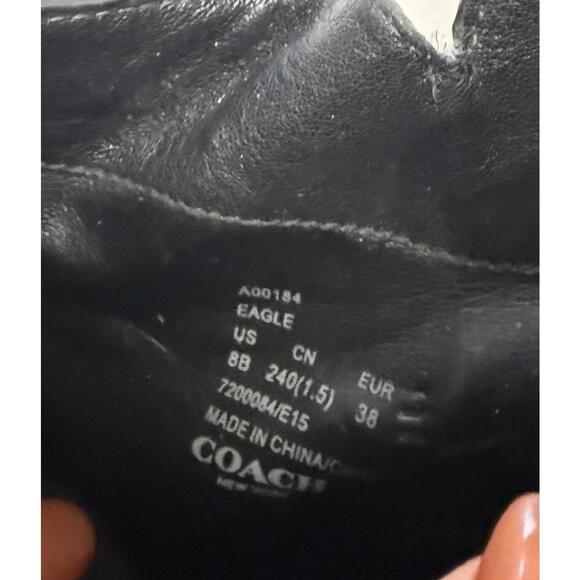 🆕LISTING🆕 Coach Eagle Safar ankle boots. Originally $295 - Picture 8 of 10